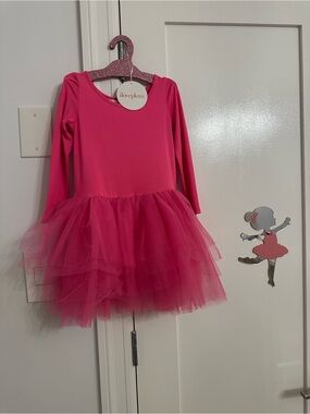 Iloveplum Bright Pink Tulle Dress